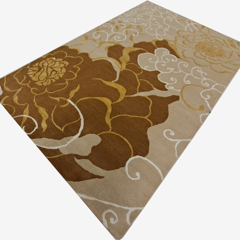 5'6' x 8'8' Rugs Anatolian Contemporary Rug Modern Rug Anatolian Rug Wool Rug - Picture 2 of 9